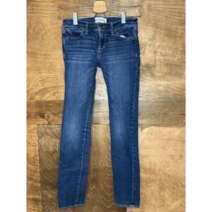 Abercrombie Kids Girls Dark Wash Denim Jeans Size 14